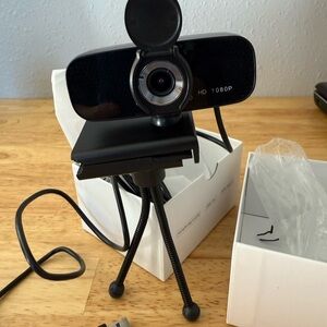 1080P HD Webcam with Microphone for Desktop